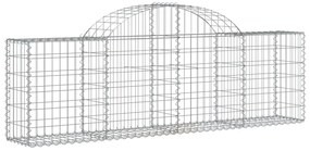 Συρματοκιβώτια Τοξωτά 40 τεμ. 200x30x60/80 εκ. Γαλβαν. Ατσάλι 3146086