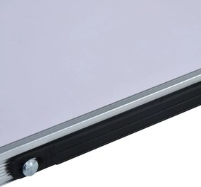 vidaXL Τραπέζι Κάμπινγκ Πτυσσόμενο Λευκό 60 x 40 εκ. Αλουμινίου