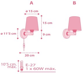 Απλίκα τοίχου Ango Flamingo