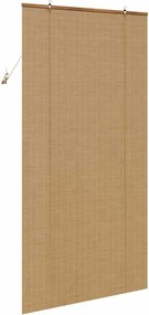 vidaXL Ρόλερ με κουρτίνες Καφέ 100 x 220 cm Μπαμπού