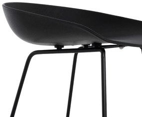 ΣΚΑΜΠΟ ΜΠΑΡ HM9299.02, ΜΑΥΡΟ, ΜΕΣΑΙΟΥ ΥΨΟΥΣ, 44x44x74 εκ.