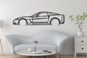 Σετ των 3 Intra απο ξύλο plywood 3mm-4mm πάχος - Διακόσμηση τοίχου αυτοκινήτου Corvette C6 Laser Cut Δίασταση 20x20 cm INTRAFABR-111318305