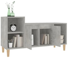 vidaXL Έπιπλο Τηλεόρασης Γκρι Σκυρ. 100x35x55 εκ. Επεξ. Ξύλο