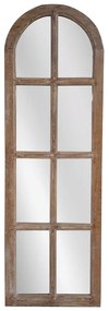 Artekko Mirroki Ξύλινος Καφέ Καθρέπτης Τοίχου (150x49)cm Artekko 667-4006-A