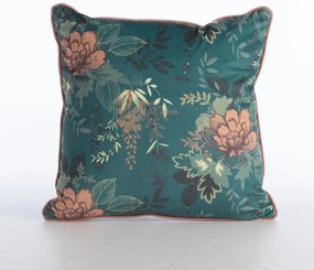 Βελουτέ Διακοσμητικό Μαξιλάρι (45x45) Nef-Nef Homeware Optasia Teal
