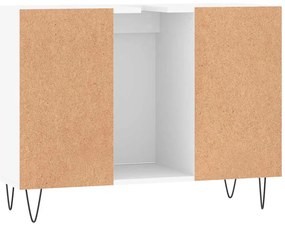 vidaXL Ντουλάπι Μπάνιου Λευκό 80 x 33 x 60 εκ. Επεξεργασμένο Ξύλο