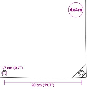 ΜΟΥΣΑΜΑΣ 650 ΓΡ./Μ.² ΛΕΥΚΟΣ 4 X 4 Μ. 43843