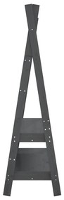 vidaXL Κρεμάστρα Ρούχων Γκρι 100x45,5x150 εκ. από Μασίφ Ξύλο Πεύκου