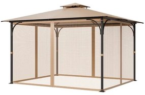 VEVOR Replacement Mesh Gazebo Netting Screen for 10x12x7.3 ft Patio, Net Only