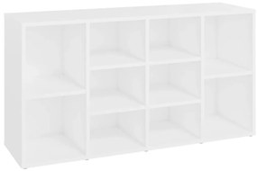 vidaXL Παπουτσοθήκη Λευκή 103 x 30 x 54,5 εκ. από Επεξ. Ξύλο