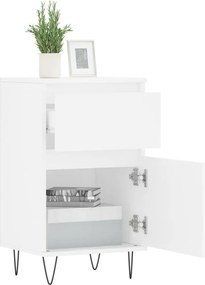 vidaXL Συρταριέρα Λευκή 40 x 35 x 70 εκ. από Επεξεργασμένο Ξύλο