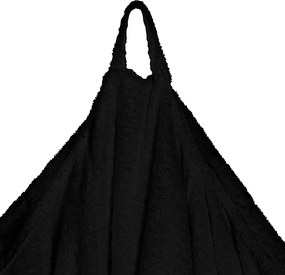 vidaXL Μπουρνούζι KINN Μαύρο S Βαμβάκι