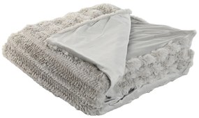 Κουβέρτα Home ESPRIT Ανοιχτό Γκρι 220 x 240 x 1 cm