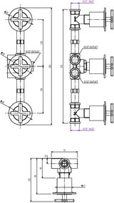 Μίκτης εντοιχισμού Elle Cross La Torre III -Mauro-brushed