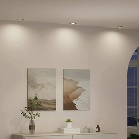 vidaXL Σποτ 6 pcs Ορείχαλκος 9 x 9 x 2.5 εκ. Μέταλλο