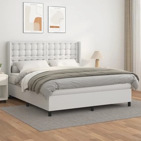 ΚΡΕΒΑΤΙ BOXSPRING ΜΕ ΣΤΡΩΜΑ ΛΕΥΚΟ 180X200 ΕΚ. ΣΥΝΘΕΤΙΚΟ ΔΕΡΜΑ 3132514