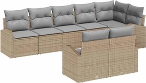 vidaXL Σετ Καναπέ Κήπου 8 pcs συνθετικό ρατάν