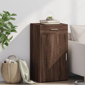 Μπουφές Καφέ Δρυς 50x42,5x93 εκ. από Επεξεργασμένο Ξύλο - Καφέ