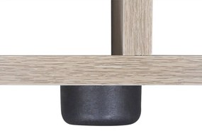 vidaXL 242553  Staircase Bookcase/Display Shelf 107 cm Oak