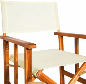 vidaXL Καρέκλες Σκηνοθέτη 2 τεμ. από Μασίφ Ξύλο Ακακίας