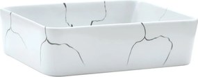 vidaXL Νιπτήρας Ορθογώνιος Λευκό 46x35,5x13 εκ. Κεραμικός