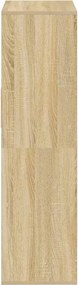 vidaXL Βιβλιοθήκη Χρώμα Sonoma Δρυς 66x31x112 εκ. Επεξεργασμένο Ξύλο