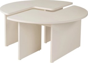 Coffee Table Moira - Wood White Wood White