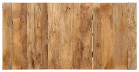 vidaXL Τραπεζαρία 160 x 80 x 75 εκ. από Μασίφ Ξύλο Μάνγκο