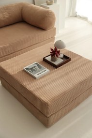 Corner Sofa-Bed Nook - Brown - v1 Brown