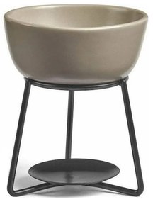 Συσκευή Καύσης Pure Cashmere 1663053E 12,3x10cm Grey Yankee Candle Μέταλλο, Κεραμικό