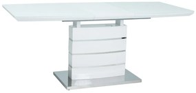 LEONARDO TABLE WHITE VARNISH / ΛΕΥΚΟ ΒΕΡΝΙΚΙ 140 (180) X80 DIOMMI LEONARDOBB140