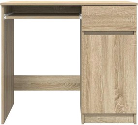 vidaXL Γραφείο Sonoma Δρυς 86x49x76 εκ. από Επεξεργασμένο Ξύλο