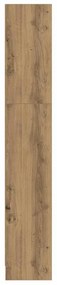 vidaXL Βιβλιοθήκη Αρτισιανή Δρυς 60x24x143 εκ. από Επεξεργασμένο Ξύλο