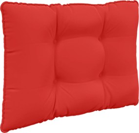 vidaXL Μαξιλάρι Καναπέ Εξωτερικού Χώρου 2 pcs Κόκκινο Πολυεστέρας