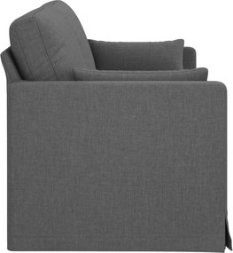 vidaXL Καναπές Σκούρο Γκρι