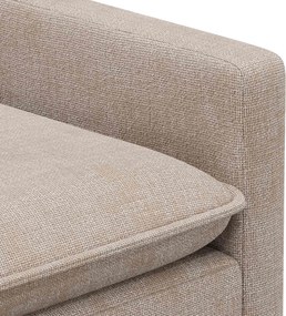 vidaXL Καναπές Μπεζ 156 x 81 x 87,5 εκ Πολυεστέρας