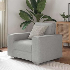 vidaXL Καναπές με μαξιλάρι Σκούρο γκρι 100 x 77 x 82 εκ ύφασμα
