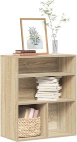 vidaXL Βιβλιοθήκη Χρώμα Sonoma Δρυς 60x30x71,5 εκ. από Μοριοσανίδα