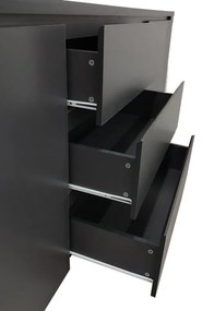 Μπουφές Kalya σε ανθρακί απόχρωση 220x49x89.5εκ 220x49x89.5 εκ.