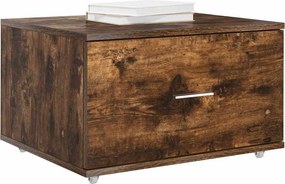vidaXL Ντουλάπι με Συρτάρια 55 x 45 x 31 εκ Καπνιστό Δρύς