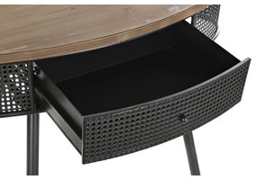 Έπιπλο Εισόδου DKD Home Decor Καφέ Μαύρο 90,5 x 39 x 78 cm