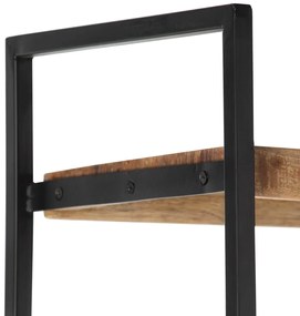 vidaXL Βιβλιοθήκη με 4 Επίπεδα 80x30x180 εκ. Ακατέργαστο Ξύλο Μάνγκο