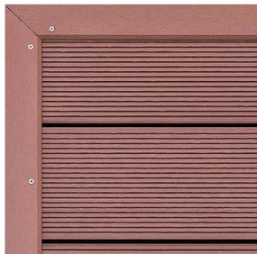 vidaXL Πάτωμα για Ηλιακή Ντουζιέρα Καφέ 101 x 63 x 5,5 εκ. από WPC