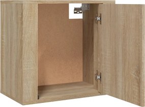 vidaXL Κομοδίνα Επιτοίχια 2 τεμ. Sonoma Δρυς 50x30x47 εκ.