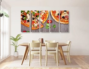 Εικόνα πίτσα 5 μερών - 100x50