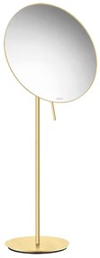 Επικαθήμενος Μεγεθυντικός Καθρέπτης x5 Ø25xH60 cm Brushed Brass Sanco Cosmetic Mirrors MR-766-AB12