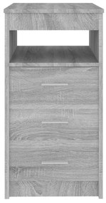 Συρταριέρα Γκρι Sonoma 40 x 50 x 76 εκ. από Επεξεργασμένο Ξύλο - Γκρι