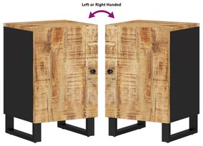 vidaXL Ντουλάπι Μπάνιου 38 x 33 x 58 εκ. από Μασίφ Ξύλο Μάνγκο