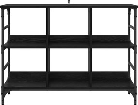 vidaXL Πλαϊνό γραφείο Μαύρη Οξυά 102 x 32 x 73,5 εκ