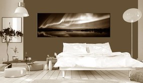 Πίνακας - Lake in Sepia 120x40